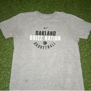 Nike Gray Oakland Grizz Nation Tee